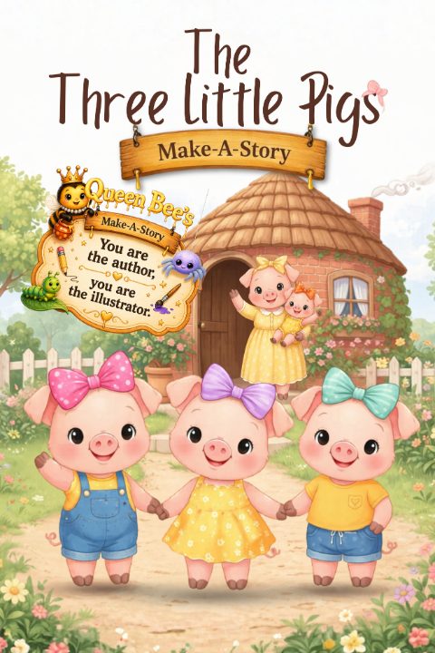 The Three Little Pigs — Queen Bee's Make-A-Story